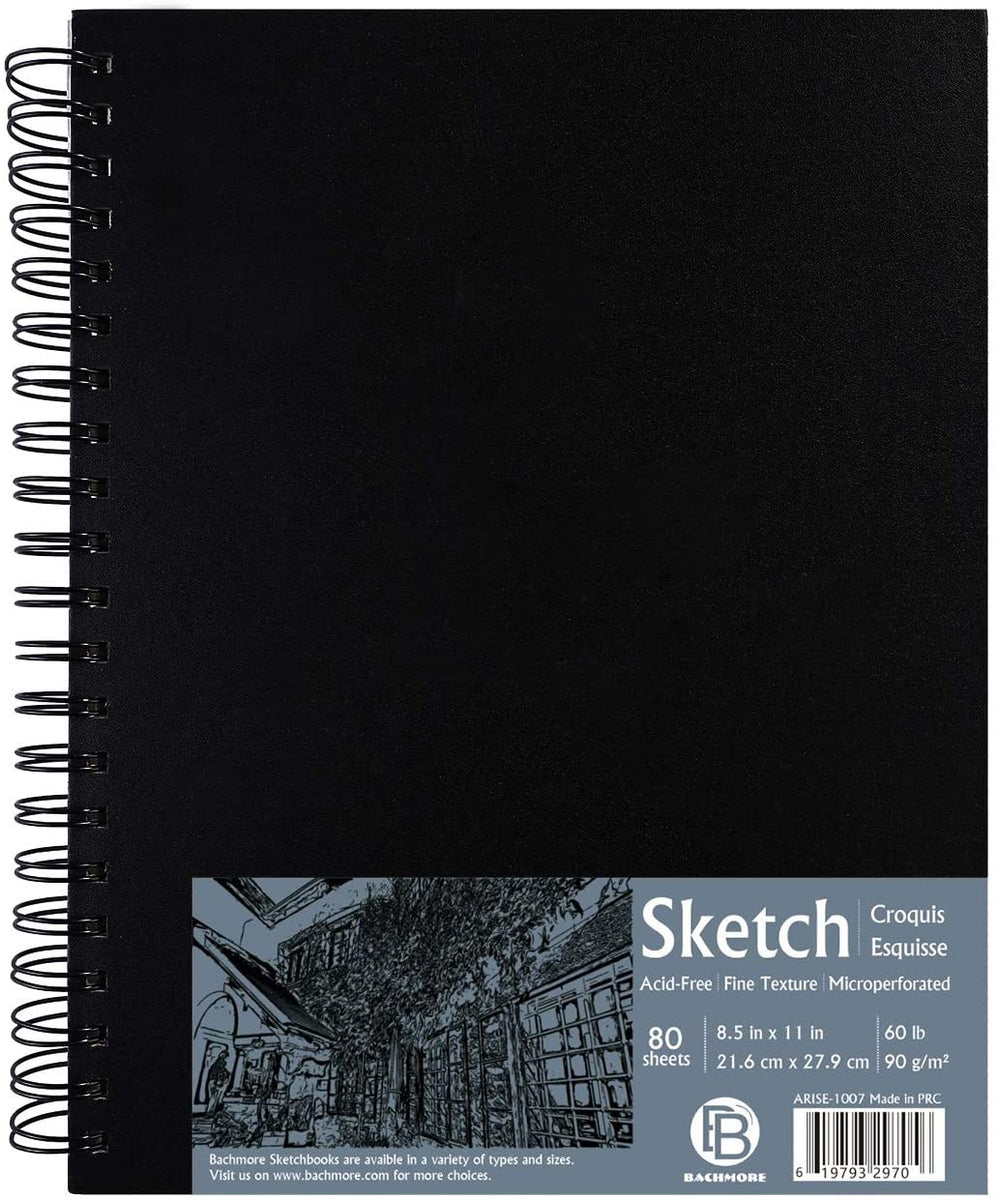 Sketchbook A4 Sketch Pad, Spiral Art Sketch Book 60 Page/ 30